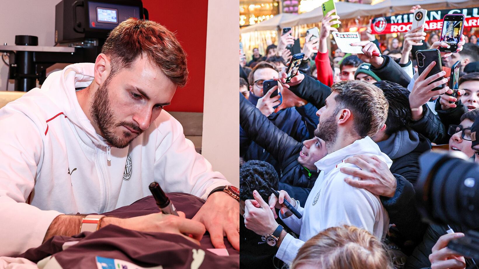 La Santimanía es una realidad en Milan.