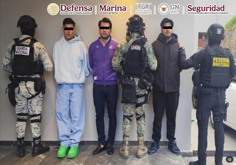 Detenidos integrantes del CJNG