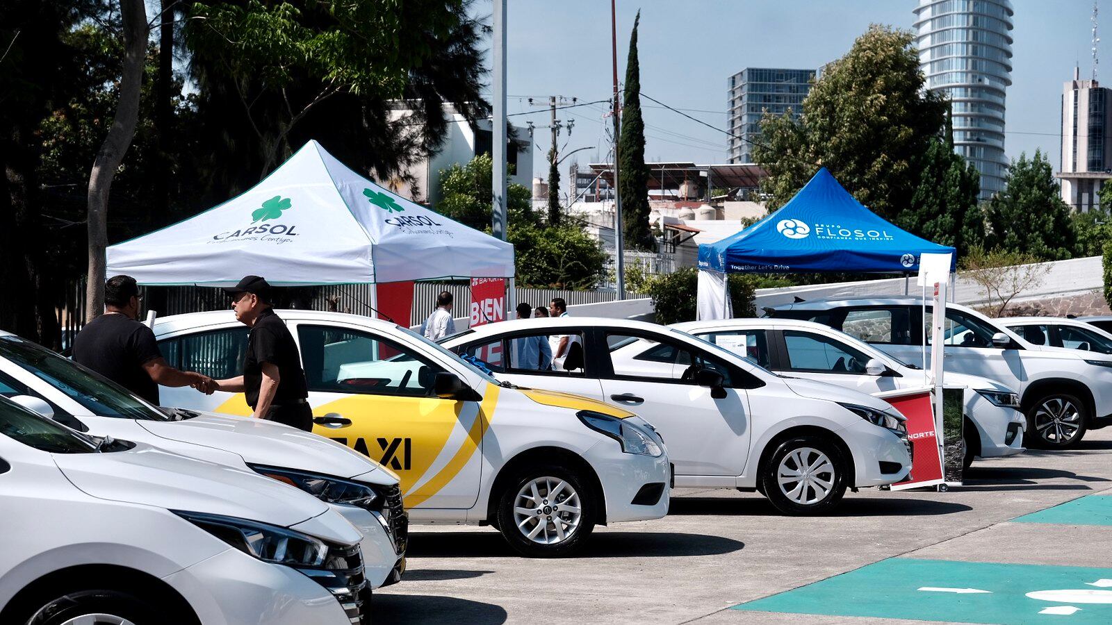 Los concesionarios de taxis pudieron renovar sus unidades. Foto: Cortesía