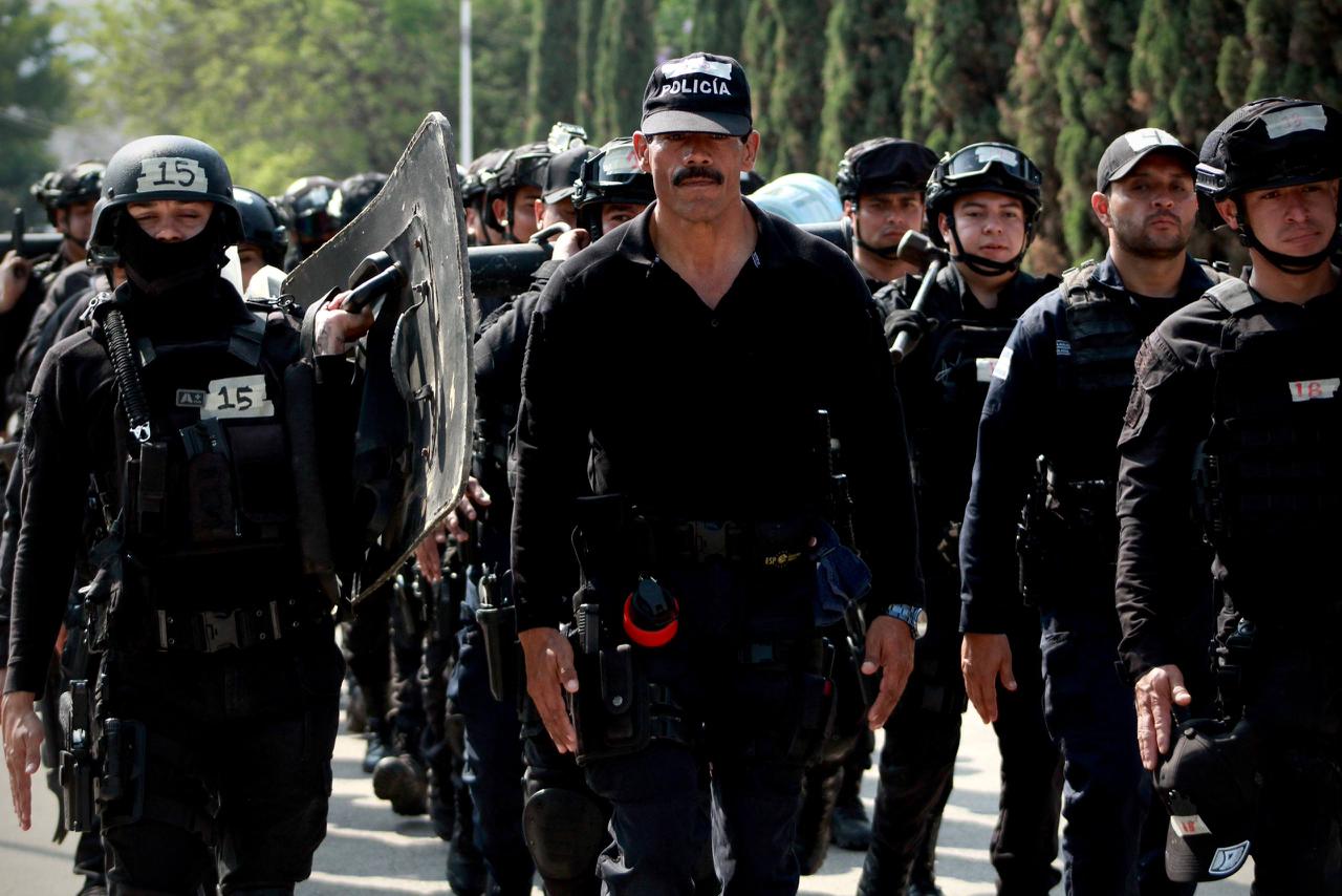Capacitan internacionalmente a 128 policías de Jalisco en operaciones urbanas de cara al Mundial