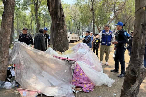 Alessandra Rojo de la Vega retira a personas en situación de calle y desmantela campamentos en la Cuauhtémoc