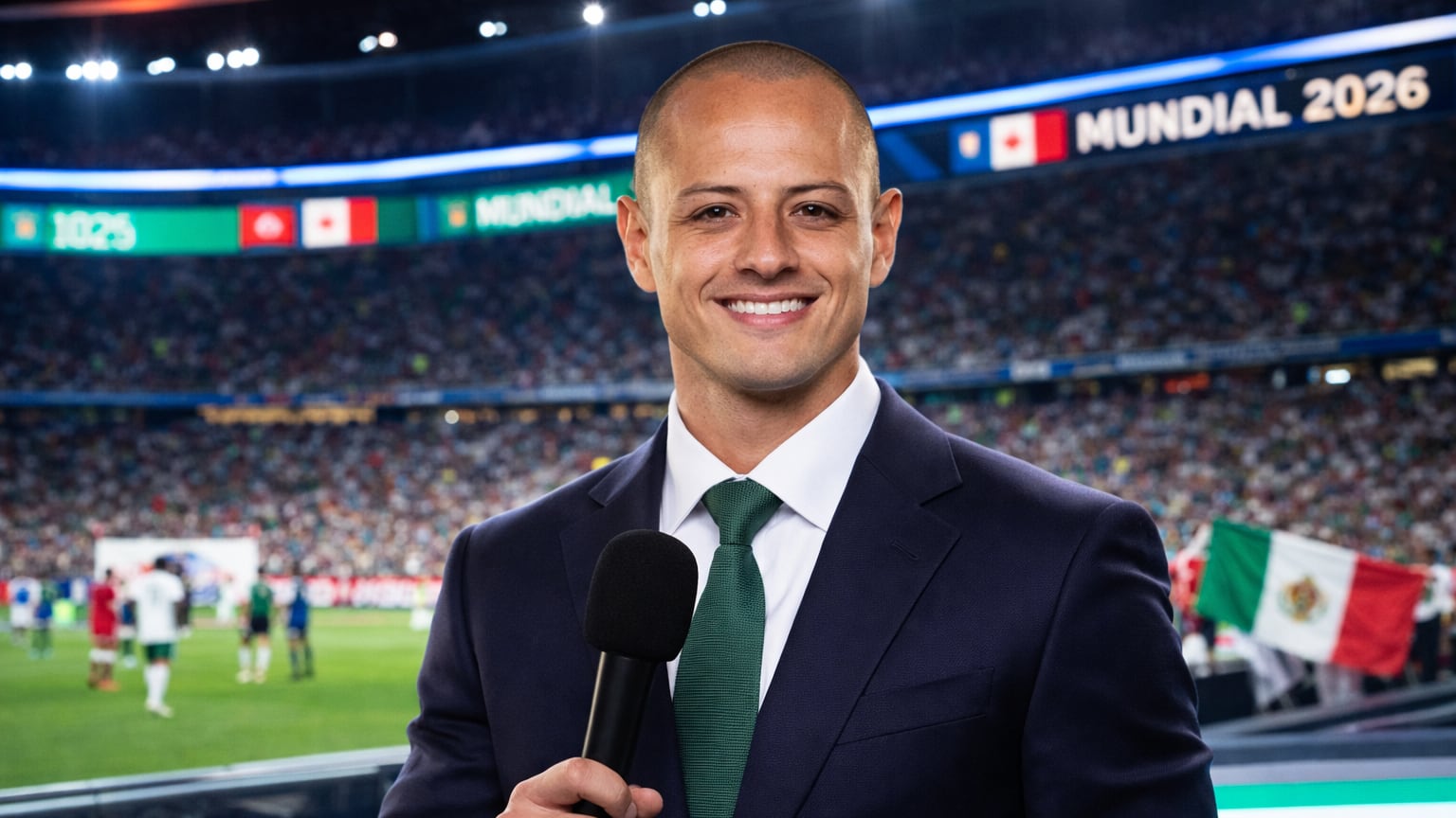 Chicharito será comentarista deportivo.