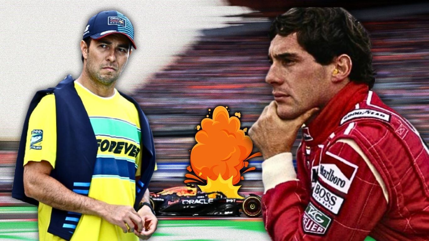 Checo Pérez y Ayrton Senna