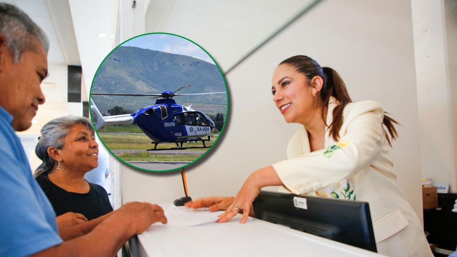 La Gobernadora Libia Dennise García Muñoz Ledo anunció que el helicóptero asignado a su cargo será utilizado por el Sistema de Urgencias del Estado de Guanajuato.