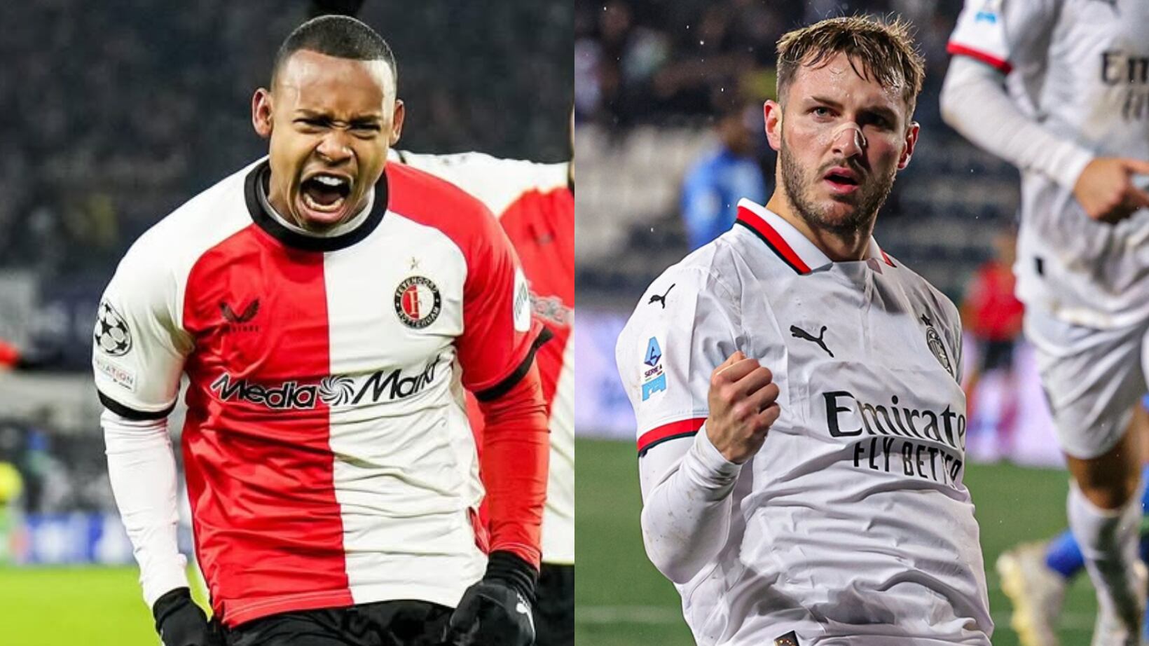 Feyenoord vs. Milan.