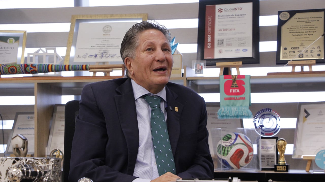 Juan José Frangie, alcalde de Zapopan y presidente del Comité Organizador, habló sobre el legado, la seguridad y los retos que ha dejado la justa deportiva en Jalisco. PUBLIMETRO MÉXICO/ RONALDO BENÍTEZ