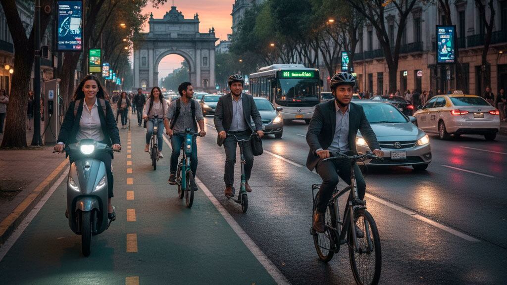 La iniciativa también contempla espacios específicos para la operación de estos vehículos, como ciclovías o carriles exclusivos.