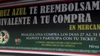 Tienda de vestidos promete reembolso si la maquina derrota a las águilas.