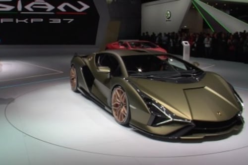 El primer modelo eléctrico de Lamborghini debuta en el Salón del Automóvil de Frankfurt