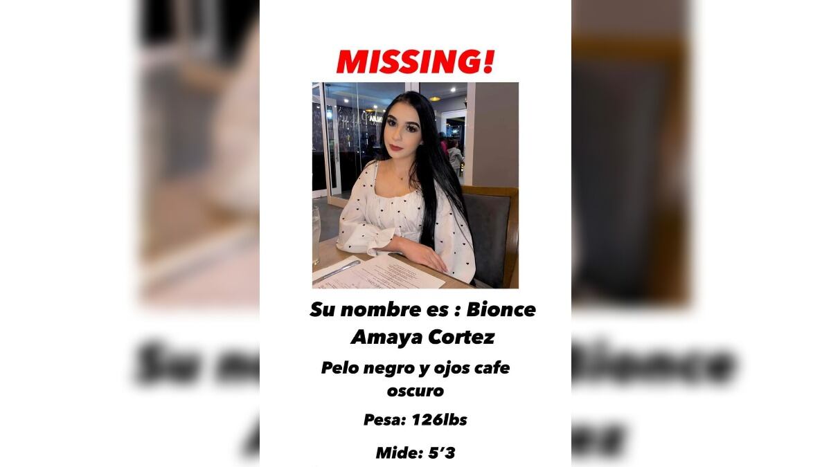 La chica estaba de vacaciones de Semana Santa en Nuevo León; desde el domingo por la noche no se sabe nada de ella.