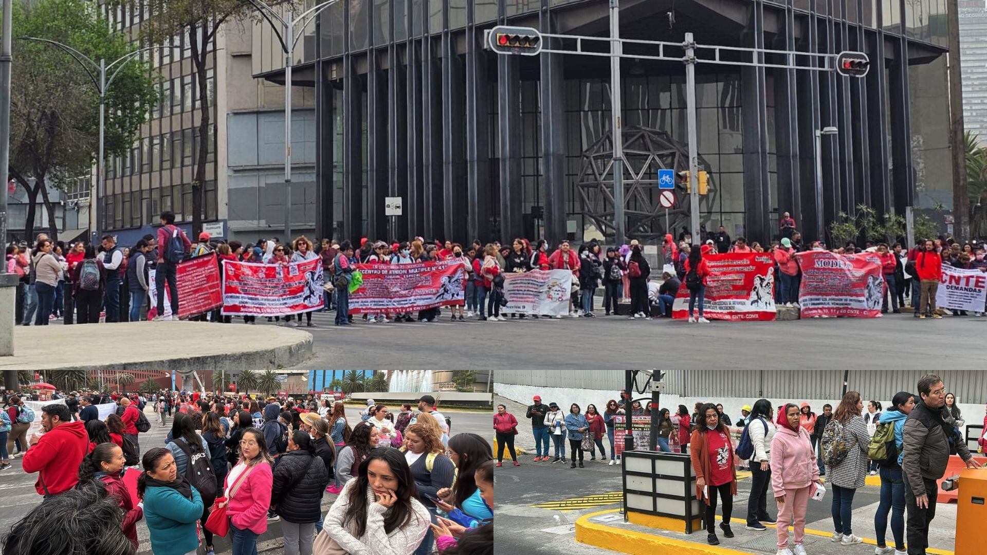CNTE: Puntos de bloqueo y demandas clave en la manifestación del jueves 20 de marzo