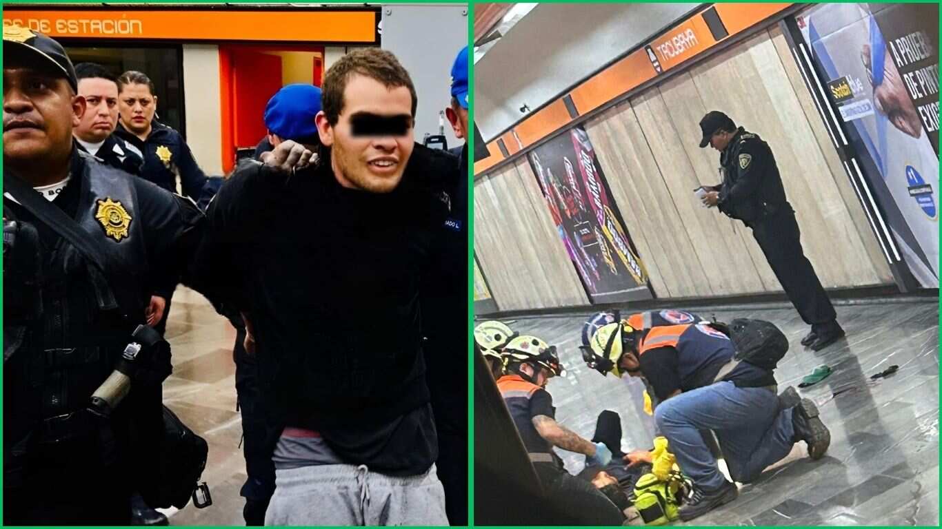 Autoridades de la SSC lograron detener al agresor de la Línea 7 del Metro