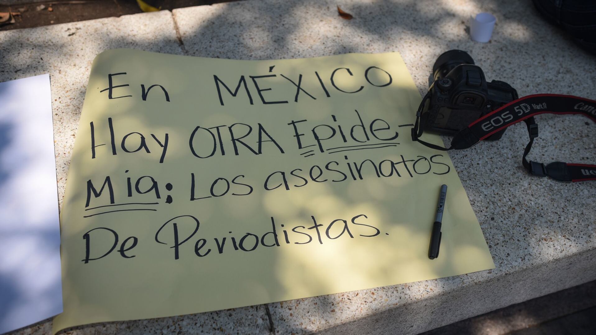 Periodistas desplazados en México.