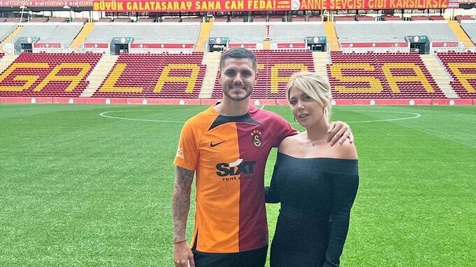 Mauro Icardi y Wanda Nara