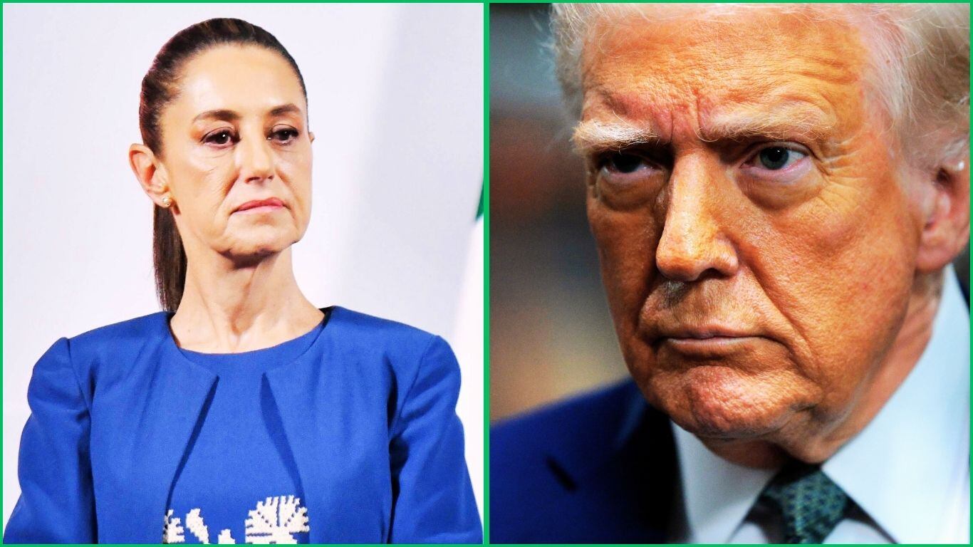 Donald Trump y Claudia Sheinbaum