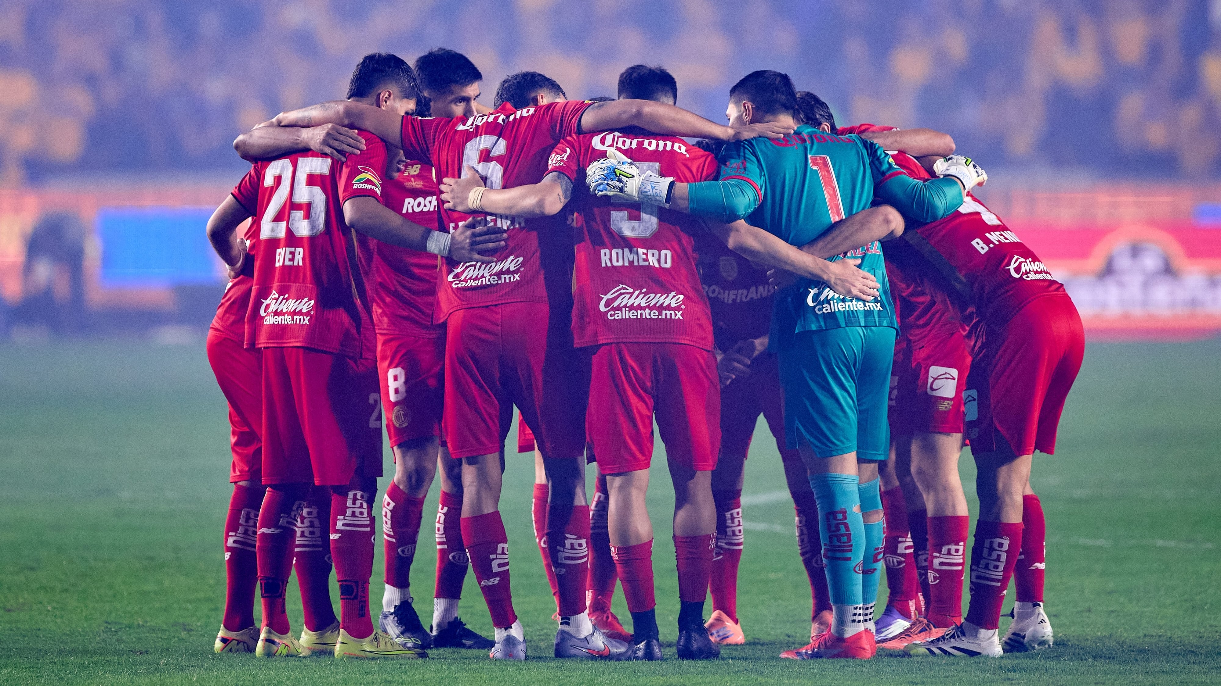 Tigres ante Toluca en el juego de Ida