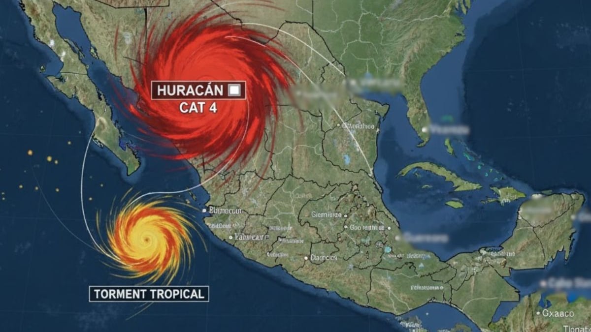 Huracán Melissa, de categoría 4, y la tormenta tropical Sonia avanzan hacia territorio mexicano