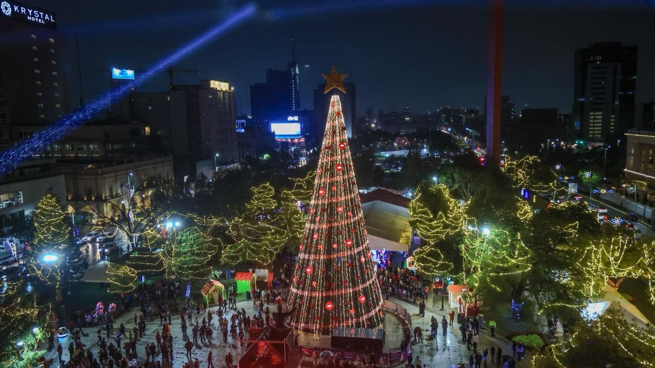 Además tiene sentido del pino hubo actividades artísticas, villa navideña y oferta gastronómica