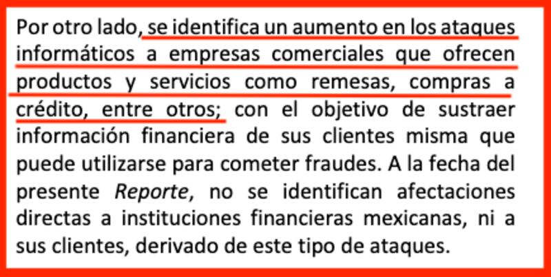Los cibercriminales buscan obtener las credenciales bancarias de mexicanos para cometer fraudes financieros.