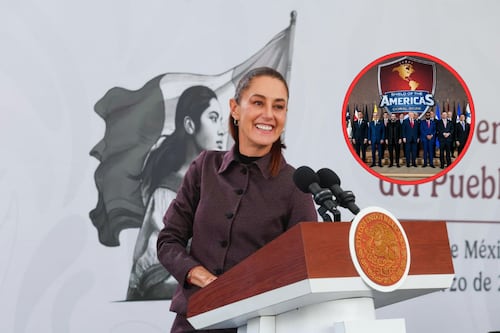 Sheinbaum responde a frente antinarco de EU: “Si quieren combatir al narco, frenen armas”