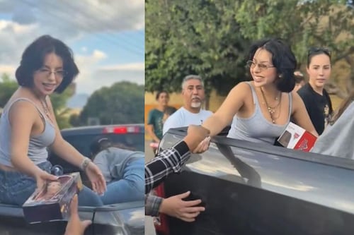 ¿Nodal mantiene a la familia Aguilar? Habría comprado todos los regalos que repartieron en Navidad