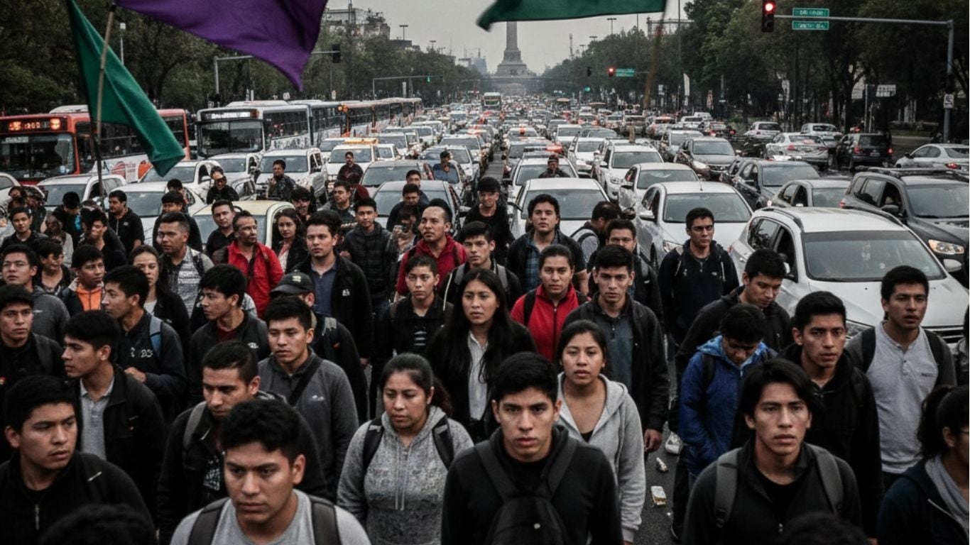 Concentraciones, bloqueos y marchas en la CDMX