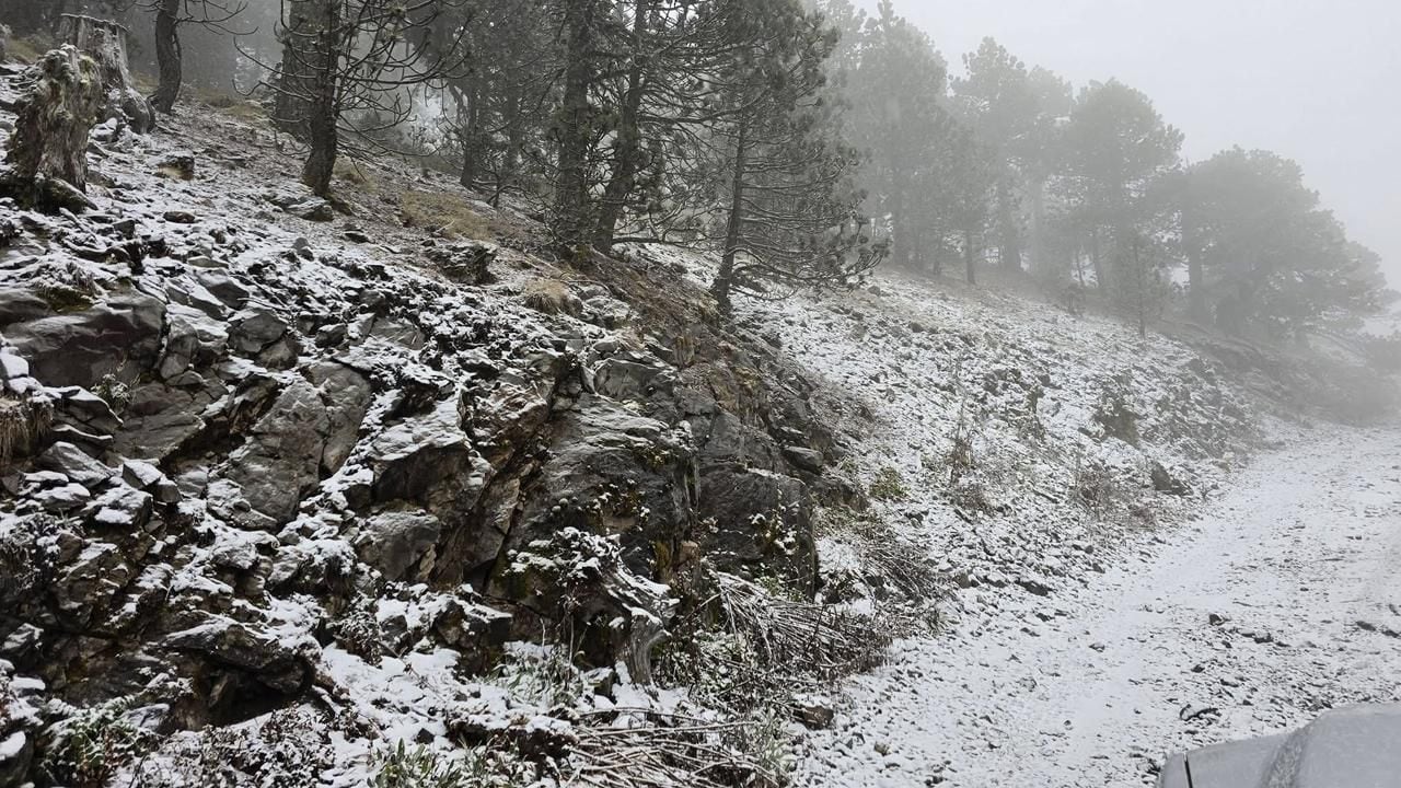 Así luce el paraje desde él Astronómico de la UANL en Galeana.