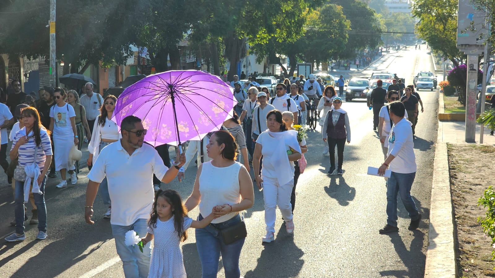 Marcha por la paz en Querétaro.