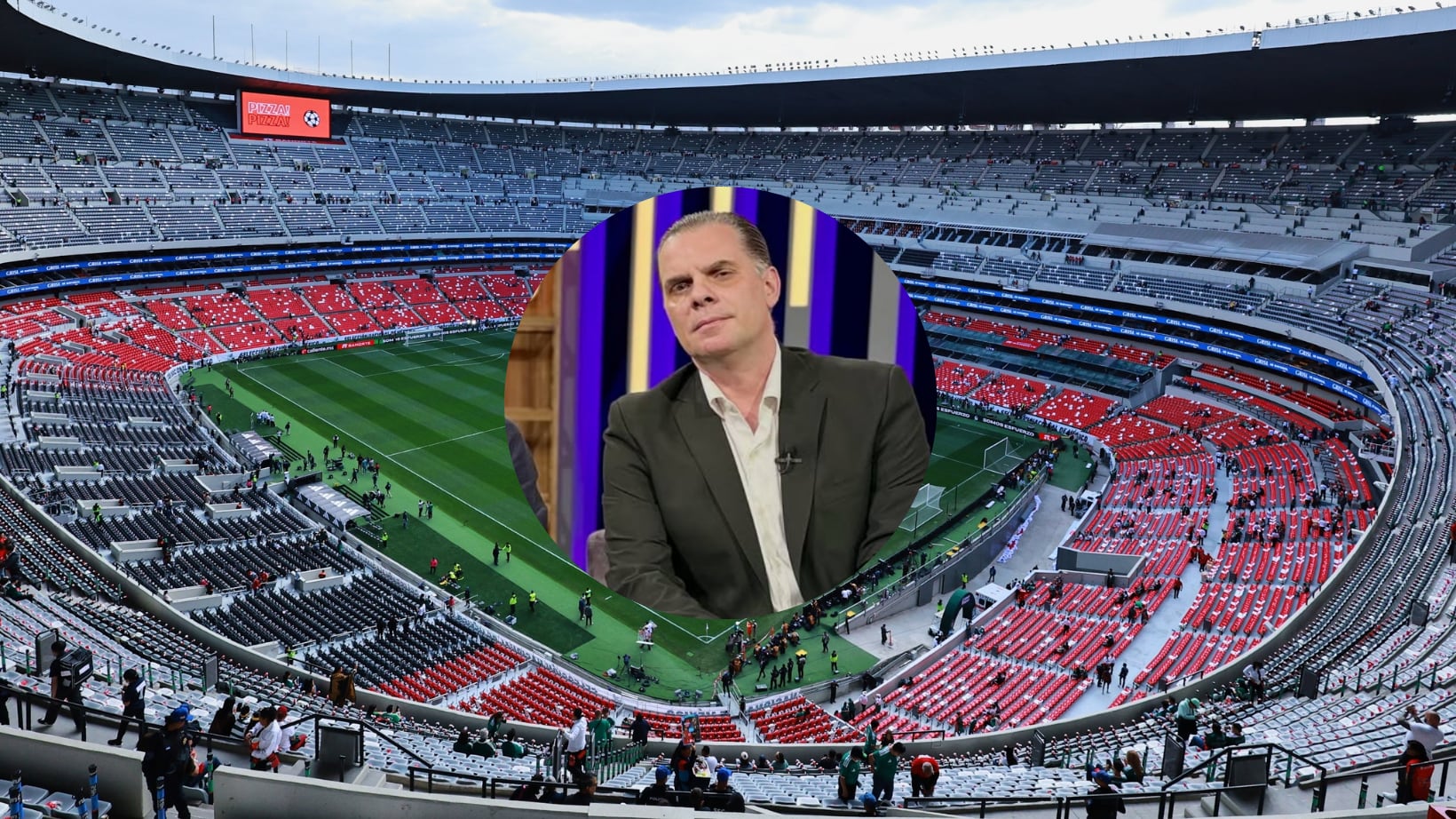 Martinoli se quejó de los palcos de prensa.