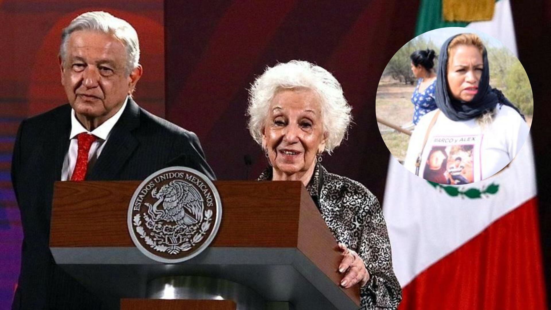 Estela de Carlotto, fundadora de Las Abuelas de la Plaza de Mayo estuvo en la "mañanera" de este viernes.