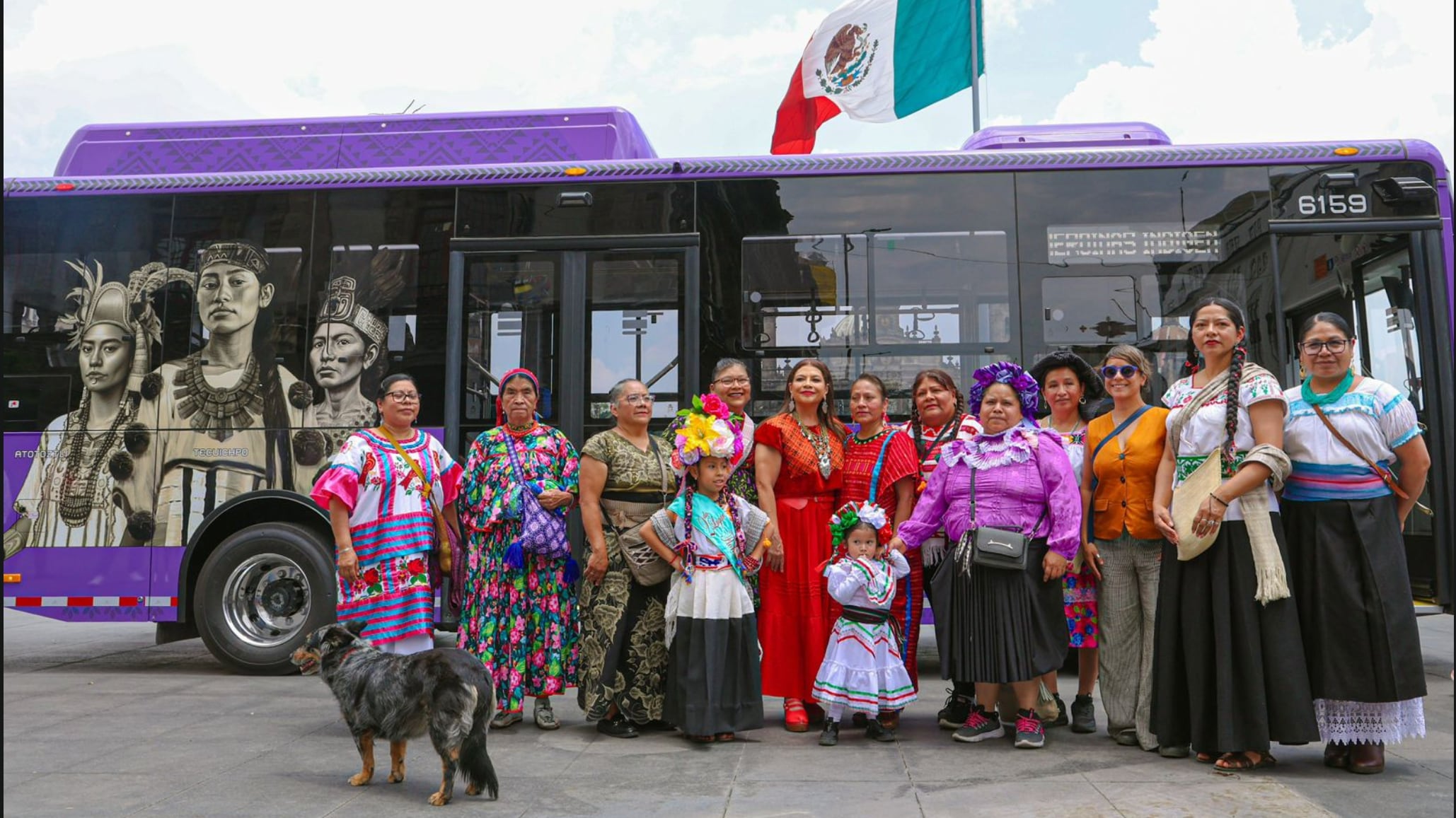 Centrobús “Ruta de las Heroínas indígenas”