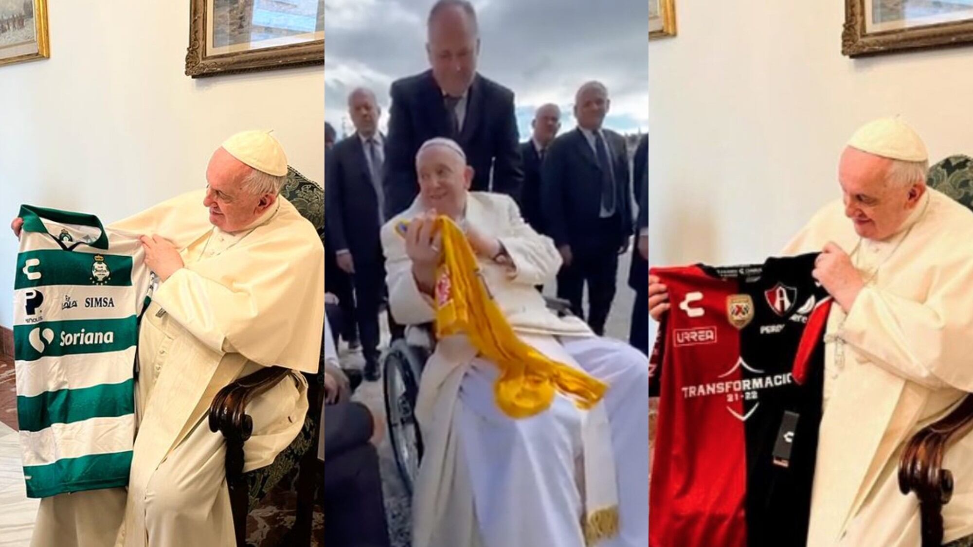 Papa Francisco camisetas Liga MX