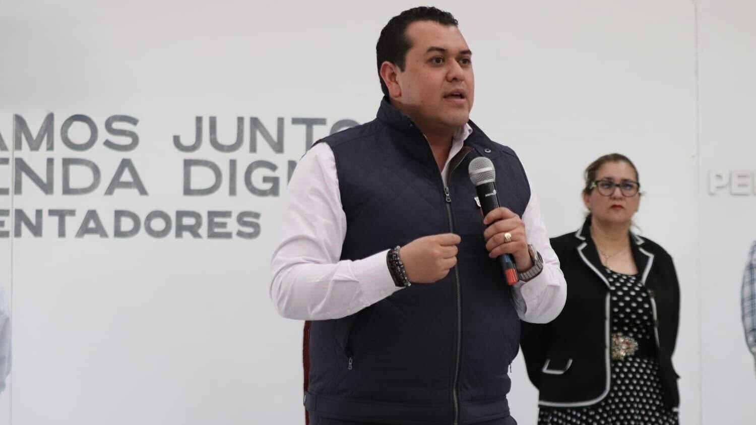 Presidente municipal de Pedro Escobedo, Juan Alberto Nava Cruz.