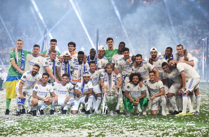 Real Madrid celebra su 14vo título en la historia del club