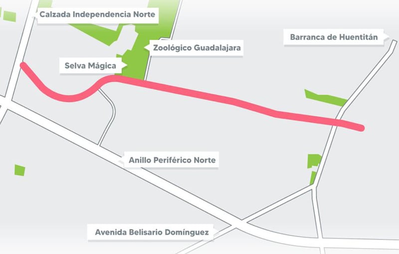 La calle Paseo del Zoológico y cambia de nombre a Joaquín Romero, la electa para ser rebautizada.