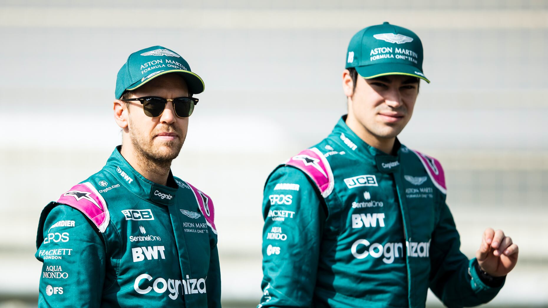 Sebastian Vettel y Lance Stroll | Getty Images