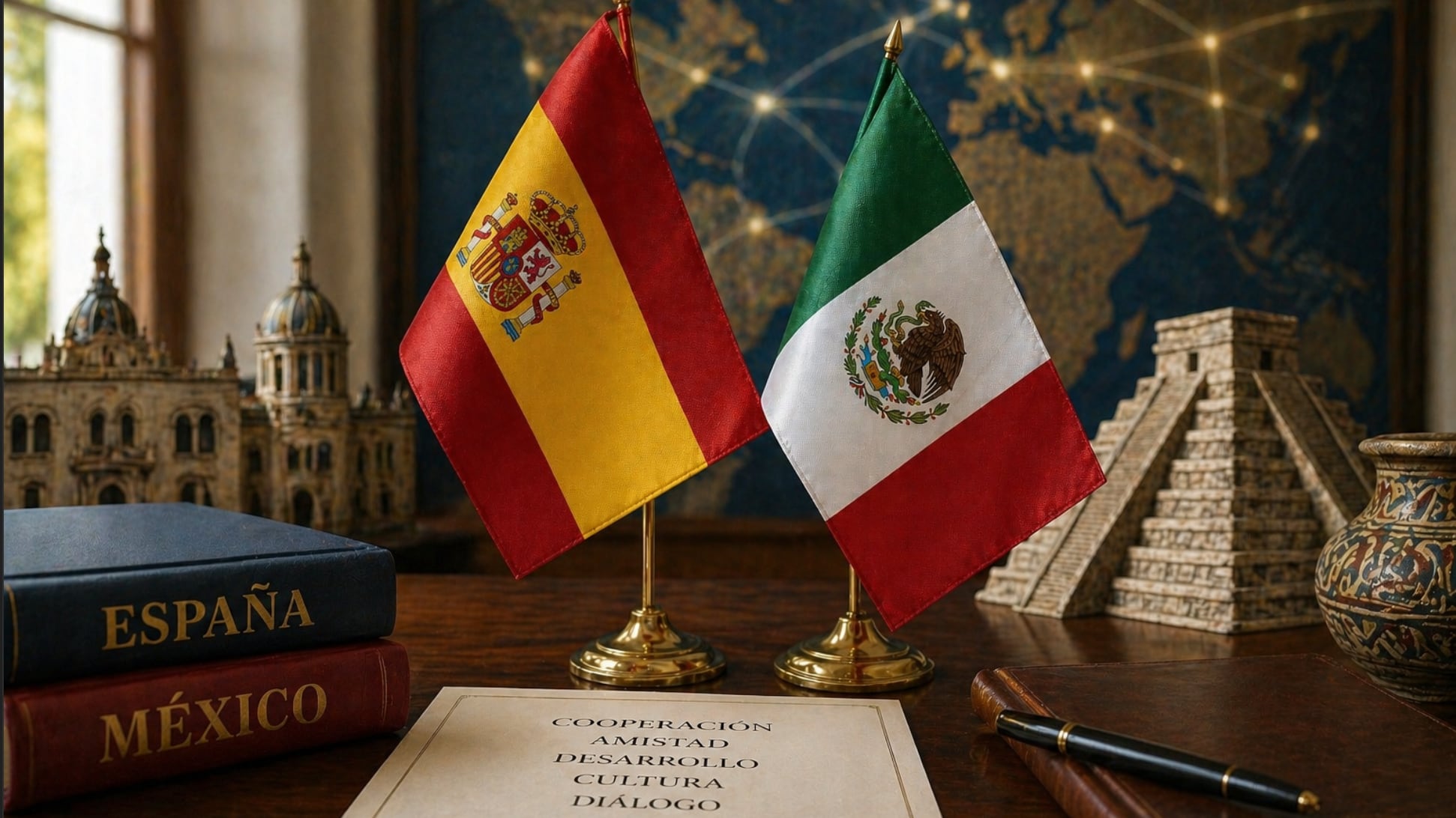 México y España