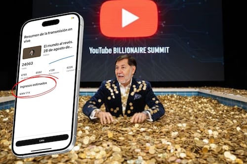 Anónimos dan propina de 17 mil pesos a Noroña en su último live de YouTube: así opera ‘Super Chat’
