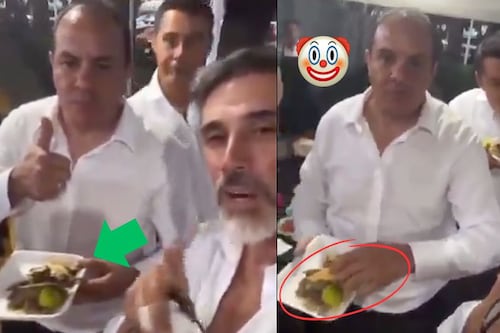 Video de Sergio Mayer y Cuauhtémoc Blanco comiendo tacos en plena sesión vuelve a circular tras polémica de pádel
