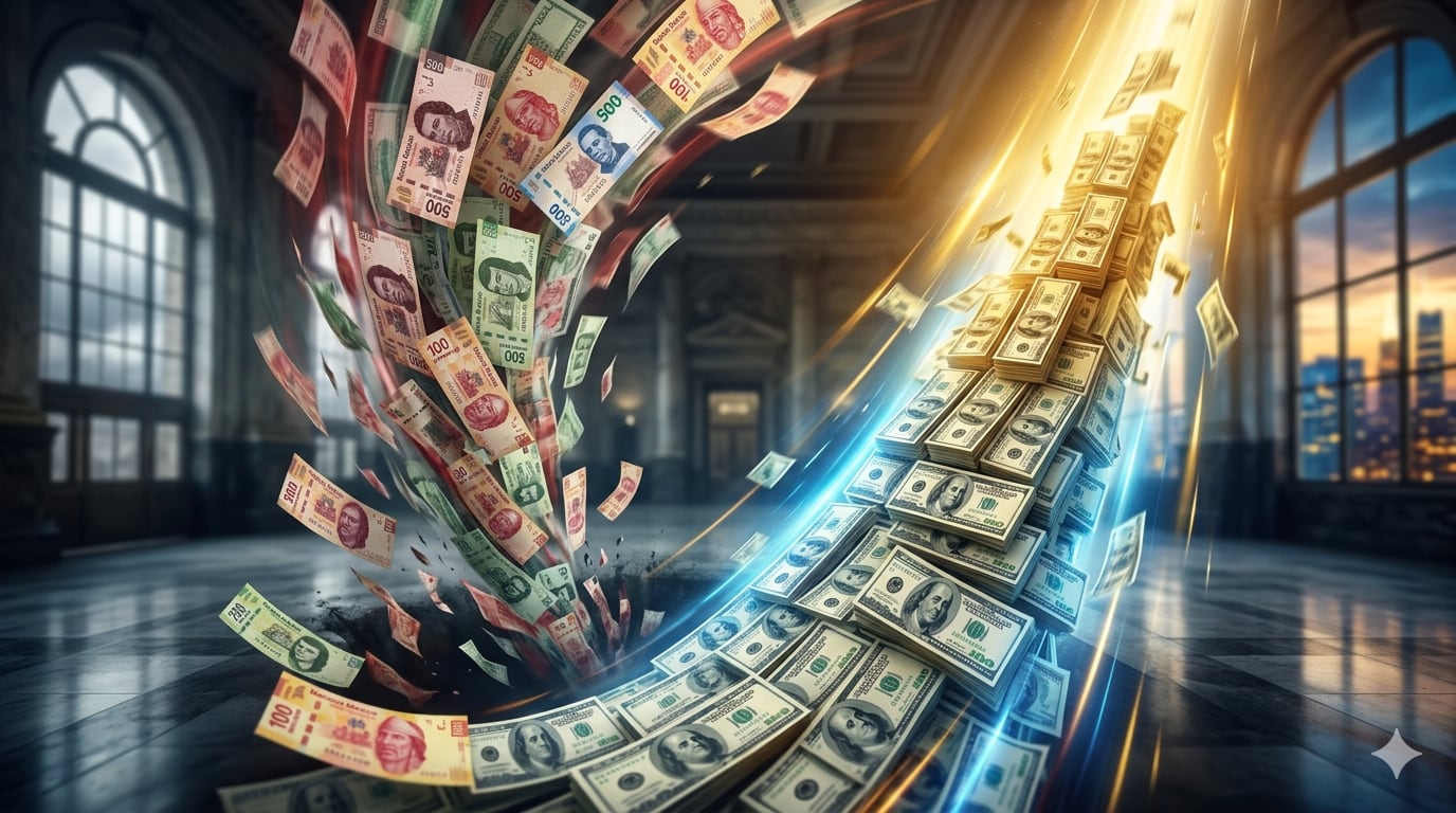 Banxico sorprende, tira al peso y dispara al dólar a $17.95