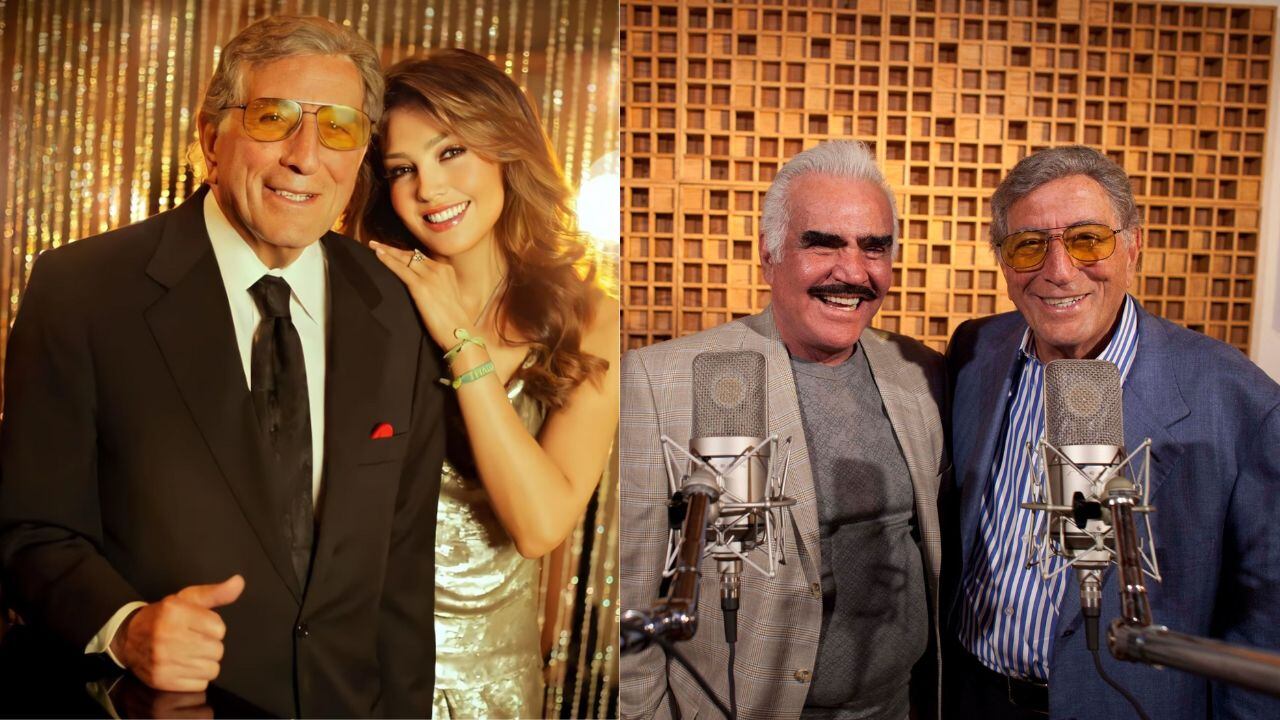 Artistas latinos que colaboraron con Tony Bennett