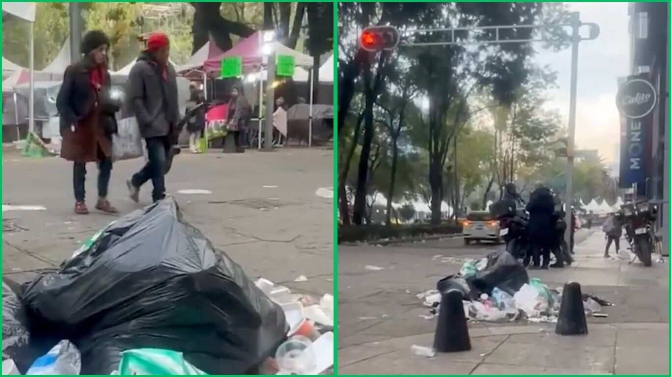 Hay cierre de la avenida Paseo de la Reforma tras evento de Polymarchs
