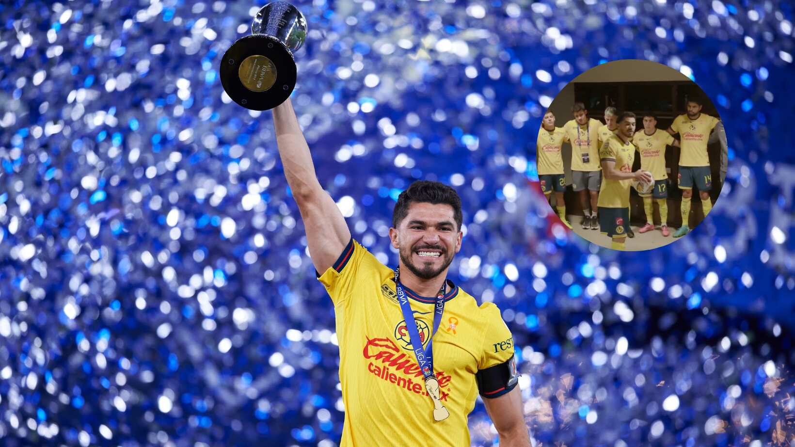 Henry Martín dio emotivo discurso a sus compañeros previo a la final.