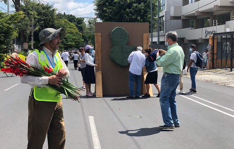 La marcha inició a las 11:00 de la mañana y culminó pasadas las 14:00 horas.