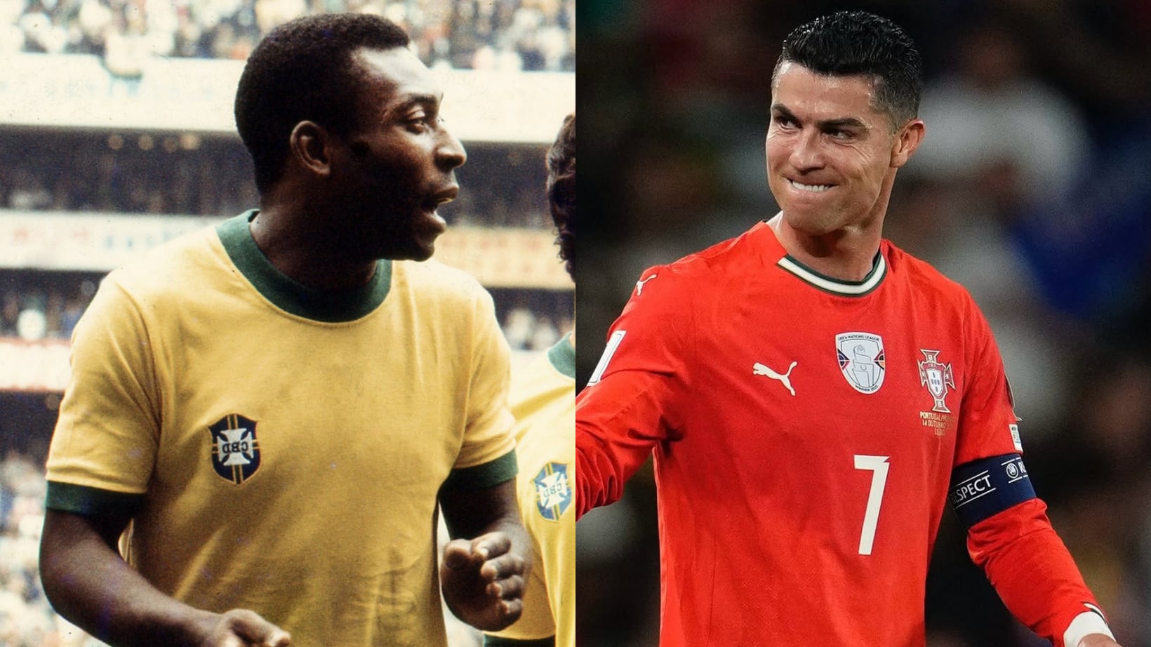 Cristiano Ronaldo se unirá a Pelé como las figuras que han iluminado la catedral del futbol.