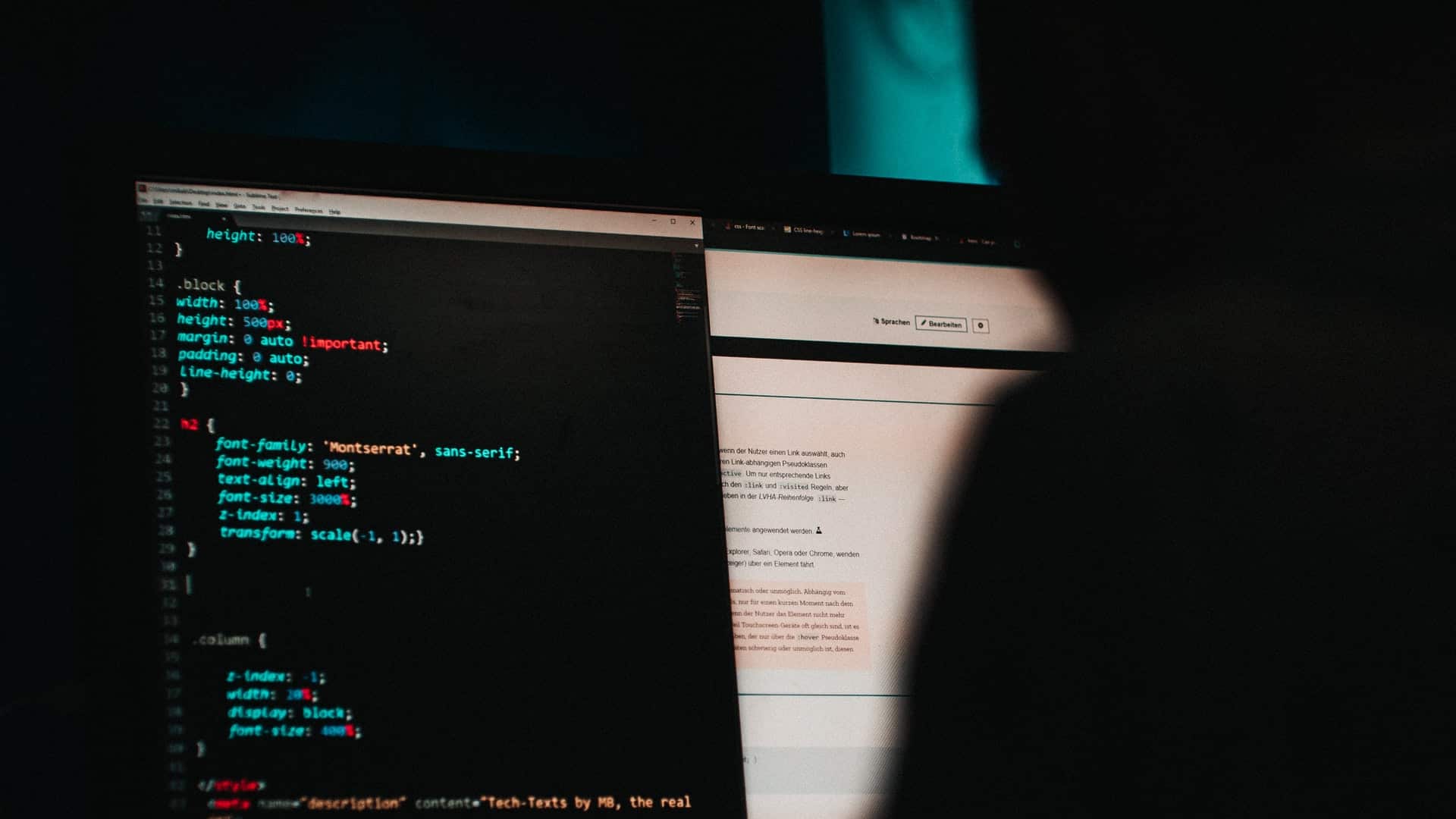 Hacker frente a su PC.