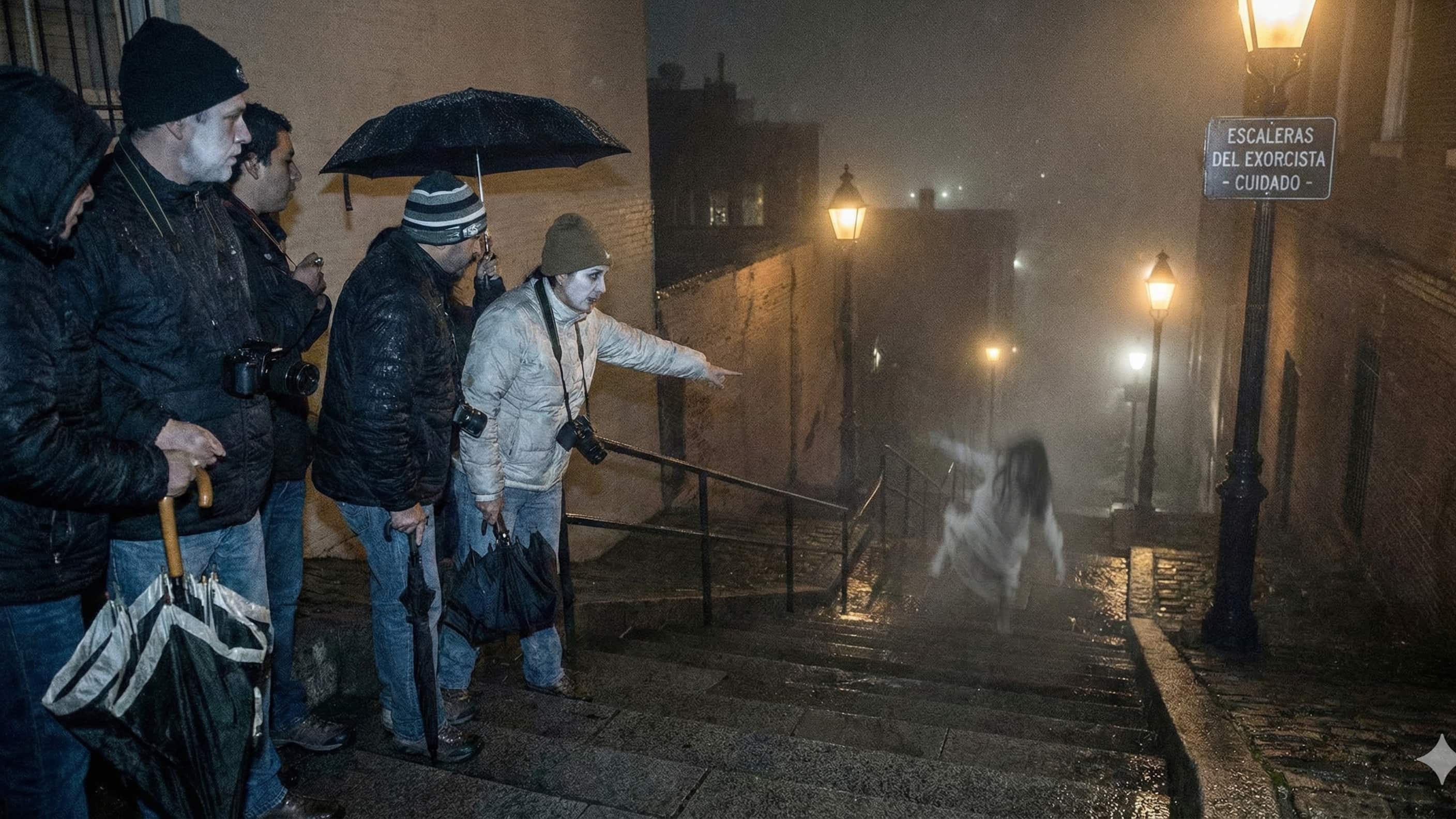 Casas de El Conjuro y Amityville y las escaleras de El Exorcista ahora ofrecen turismo abierto con experiencias paranormales reales.