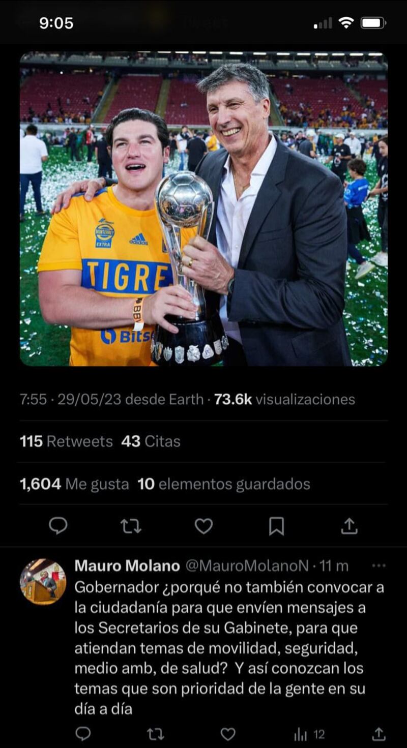 El diputado Mauro Molano respondió a García que hay otros problemas más importantes que confrontar al Congreso.