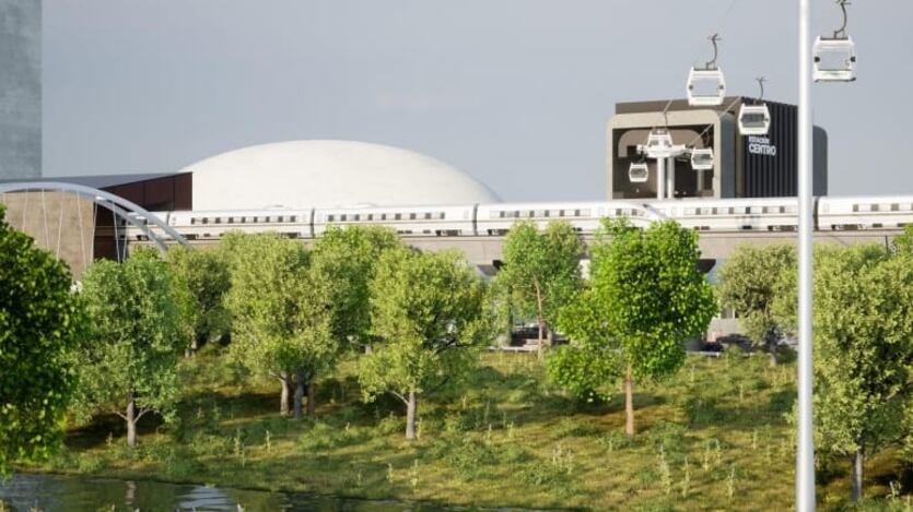 El Metrocable conectará zonas de difícil acceso con el Centro de Monterrey.