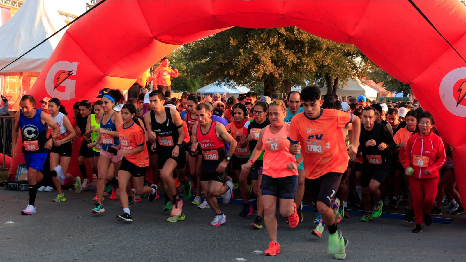Además de fomentar el deporte se festejó la fundación de la ciudad.